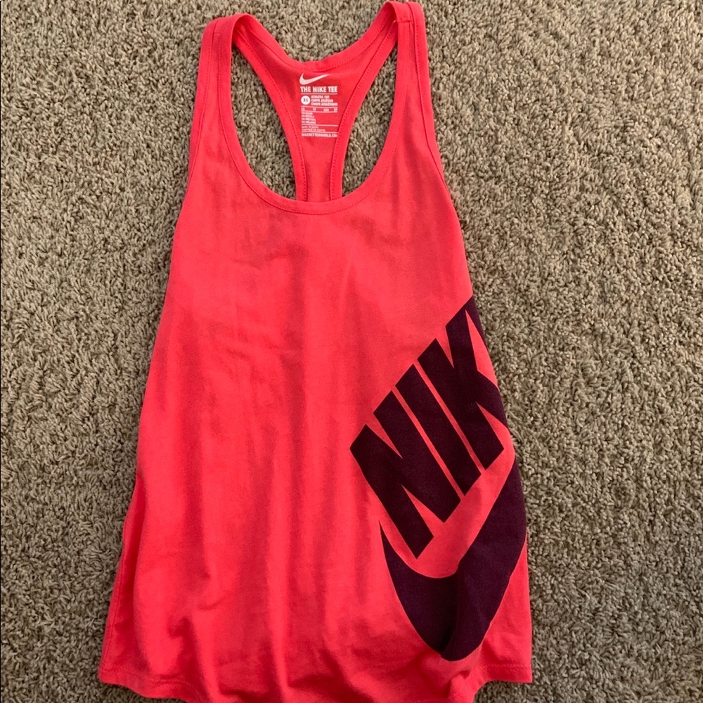 Nike logo athletic tank
